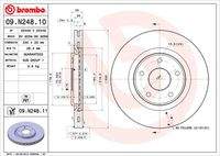 BREMBO 09N24811 Bremsscheibe