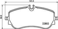 BREMBO P85172 Bremsbelagsatz, Scheibenbremse