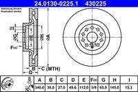 ATE 24013002251 Bremsscheibe