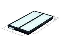 KNECHT LA121 Filter, Innenraumluft