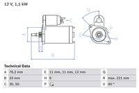 BOSCH 0986016290 Starter