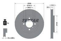 TEXTAR 92026503 Bremsscheibe