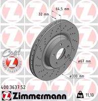 ZIMMERMANN 400363752 Bremsscheibe