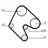 CONTINENTAL CTAM CT529 Zahnriemen