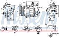 NISSENS 890893 Kompressor, Klimaanlage