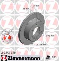 ZIMMERMANN 400554620 Bremsscheibe