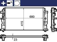 MAHLE CR1710000S Kühler, Motorkühlung