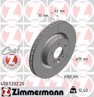 ZIMMERMANN 450520220 Bremsscheibe