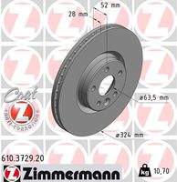 ZIMMERMANN 610372920 Bremsscheibe