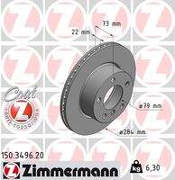 ZIMMERMANN 150349620 Bremsscheibe