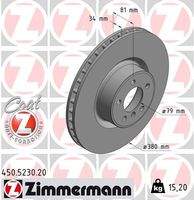 ZIMMERMANN 450523020 Bremsscheibe