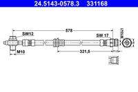 ATE 24514305783 Bremsschlauch