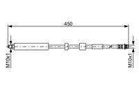 BOSCH 1987481051 Bremsschlauch