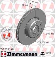 ZIMMERMANN 150290320 Bremsscheibe