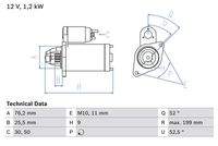 BOSCH 0986020890 Starter