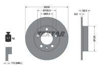 TEXTAR 92082503 Bremsscheibe