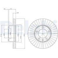 DELPHI BG9692 Bremsscheibe