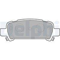 DELPHI LP1509 Bremsbelagsatz, Scheibenbremse
