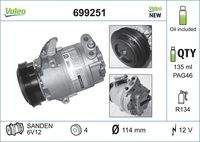 VALEO 699251 Kompressor, Klimaanlage