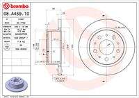 BREMBO 08A45910 Bremsscheibe