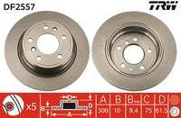TRW DF2557 Bremsscheibe