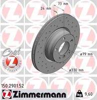 ZIMMERMANN 150290152 Bremsscheibe