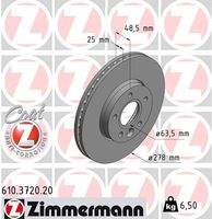 ZIMMERMANN 610372020 Bremsscheibe