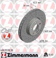 ZIMMERMANN 400551830 Bremsscheibe