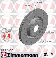 ZIMMERMANN 100335652 Bremsscheibe