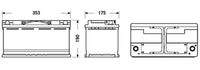 EXIDE EL1000 Starterbatterie