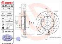 BREMBO 09B3434X Bremsscheibe