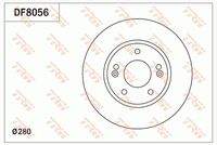 TRW DF8056 Bremsscheibe