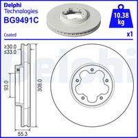 DELPHI BG9491C Bremsscheibe