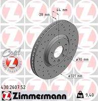 ZIMMERMANN 430260752 Bremsscheibe