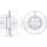DELPHI BG3942 Bremsscheibe