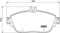 BREMBO P50093 Bremsbelagsatz, Scheibenbremse