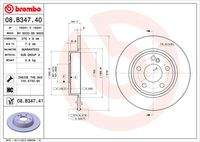 BREMBO 08B34741 Bremsscheibe