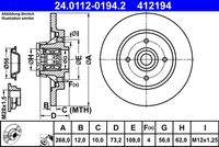 ATE 24011201942 Bremsscheibe