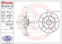 BREMBO 08951275 Bremsscheibe