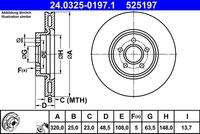 ATE 24032501971 Bremsscheibe