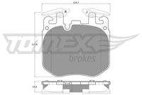 TOMEX Brakes TX1850 Bremsbelagsatz, Scheibenbremse