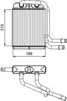 VALEO 811524 Wärmetauscher, Innenraumheizung