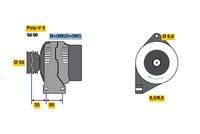 BOSCH 0986049540 Generator