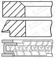 GOETZE ENGINE 0810420000 Kolbenringsatz