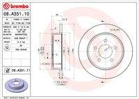 BREMBO 08A35111 Bremsscheibe