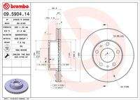 BREMBO 09590414 Bremsscheibe