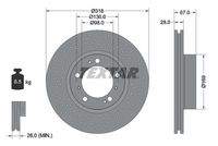 TEXTAR 92099907 Bremsscheibe