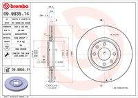 BREMBO 09993511 Bremsscheibe