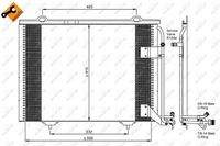 NRF 35463 Kondensator, Klimaanlage