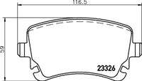 BREMBO P85143 Bremsbelagsatz, Scheibenbremse